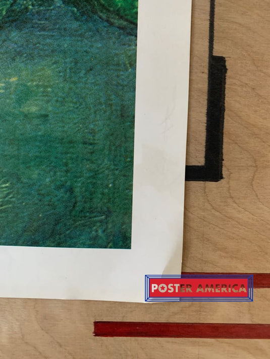 Paul Cézanne Fleurs Et Fruits Vintage 1991 Art Print Poster 24 X 39 Fine