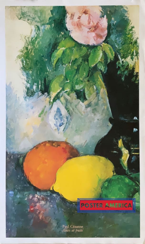Load image into Gallery viewer, Paul Cézanne Fleurs Et Fruits Vintage 1991 Art Print Poster 24 X 39 Fine
