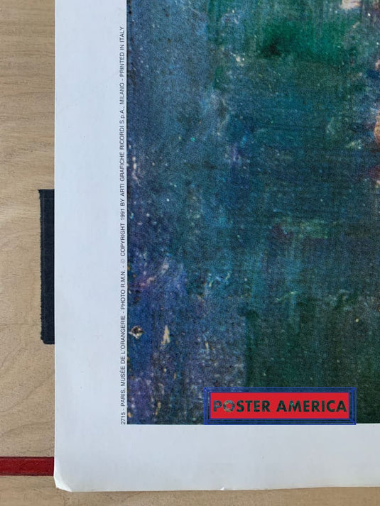 Paul Cézanne Fleurs Et Fruits Vintage 1991 Art Print Poster 24 X 39 Fine