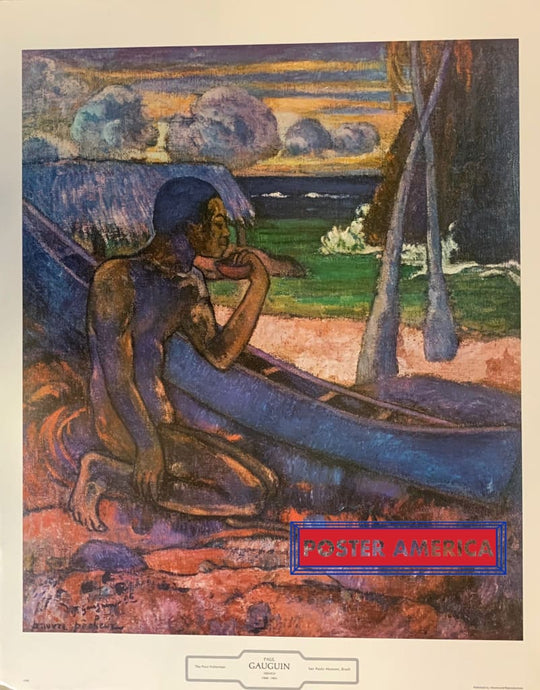 Paul Gaugin The Poor Fisherman Art Reproduction Poster 22.5 X 29 Vintage Poster
