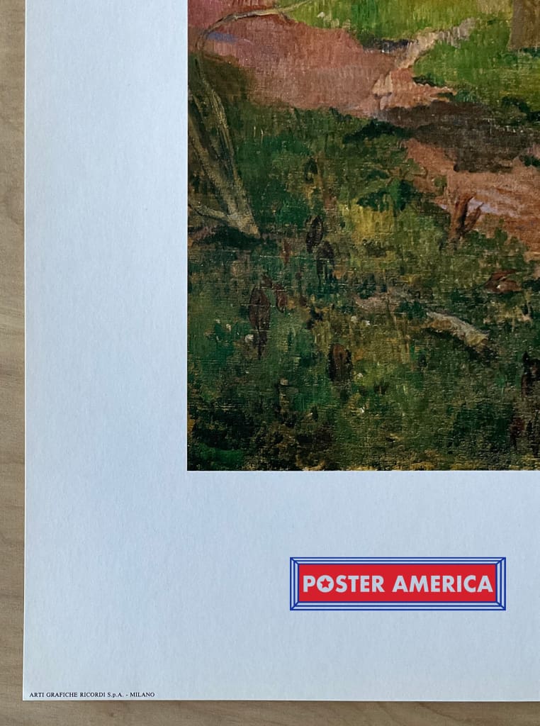 Load image into Gallery viewer, Paul Gauguin Paysage De Martinique Vintage Italian Import Art Print 23.5 X 31.5
