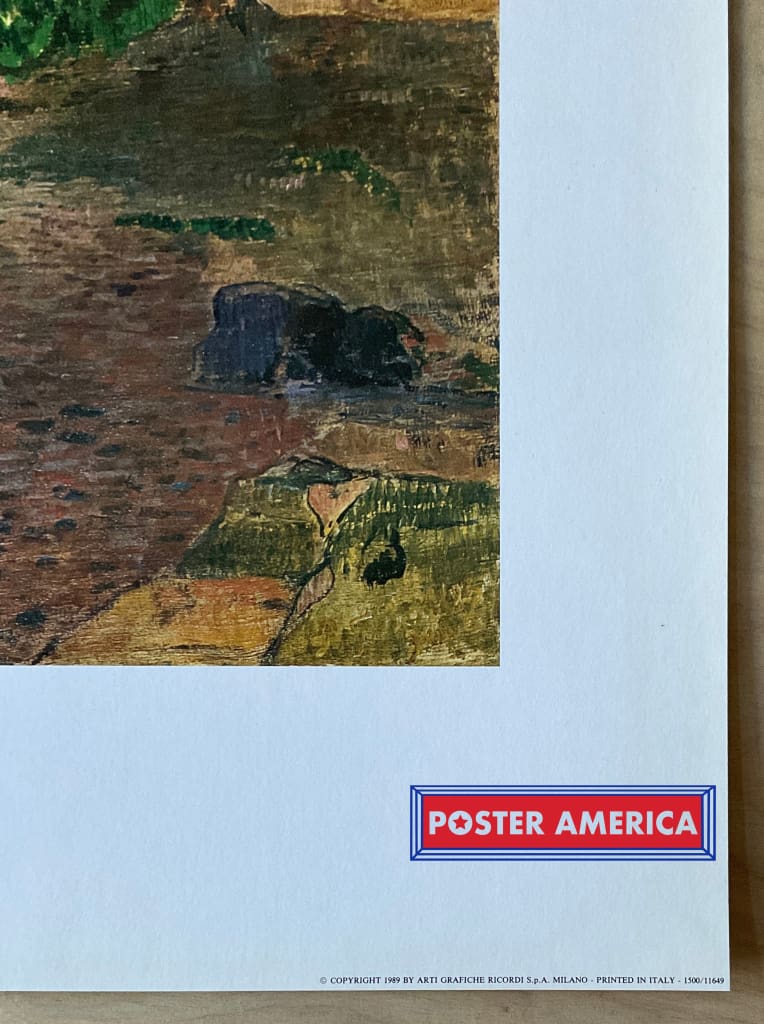 Load image into Gallery viewer, Paul Gauguin Paysage De Martinique Vintage Italian Import Art Print 23.5 X 31.5
