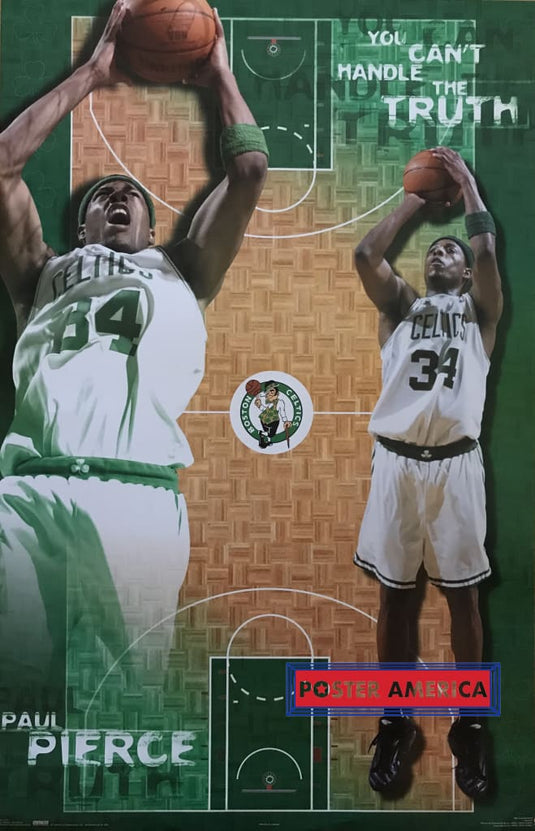 Paul Pierce Boston Celtics Nba Vintage Poster 22 X 34 You Cant Handle The Truth