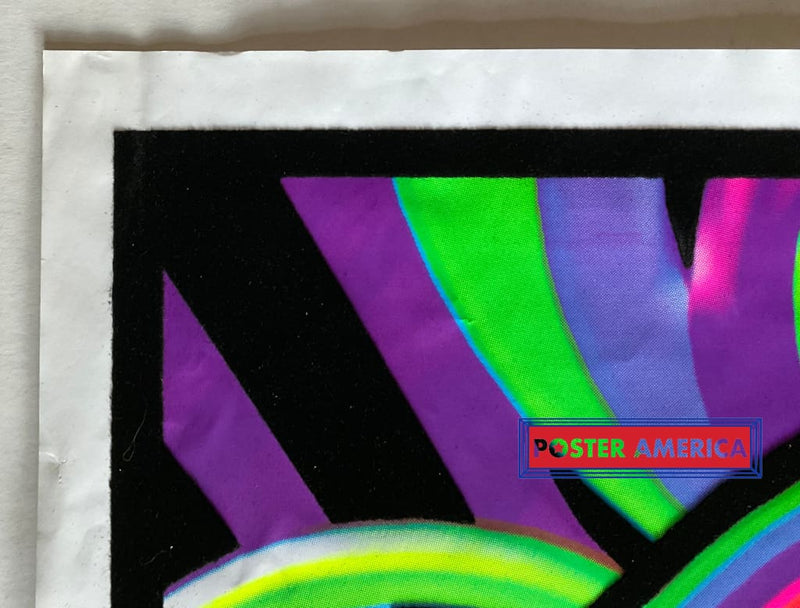 Load image into Gallery viewer, Peace Sign Psychedelic Black Light Poster 23 X 35
