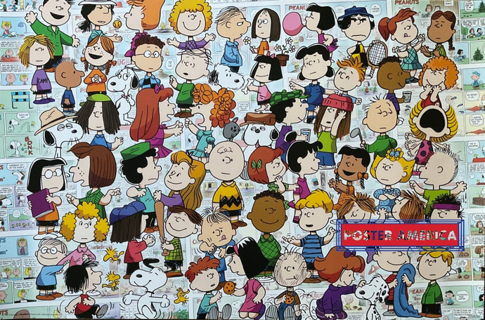 Peanuts Character Collage Horizontal Poster 24 x 36 Poster
