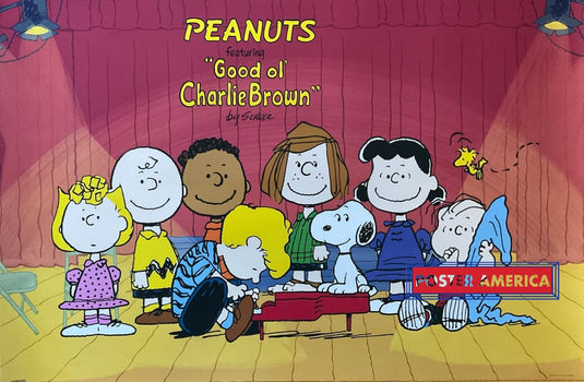 Peanuts Featuring Good Ol Charlie Brown Poster 24 X 36