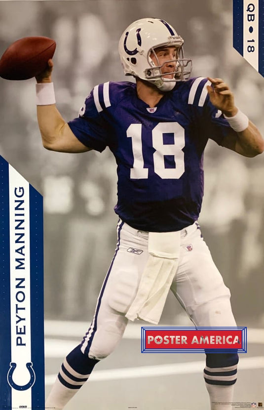 Peyton Manning Indianapolis Colts 2005 Official Nfl Poster 22.5 X 34