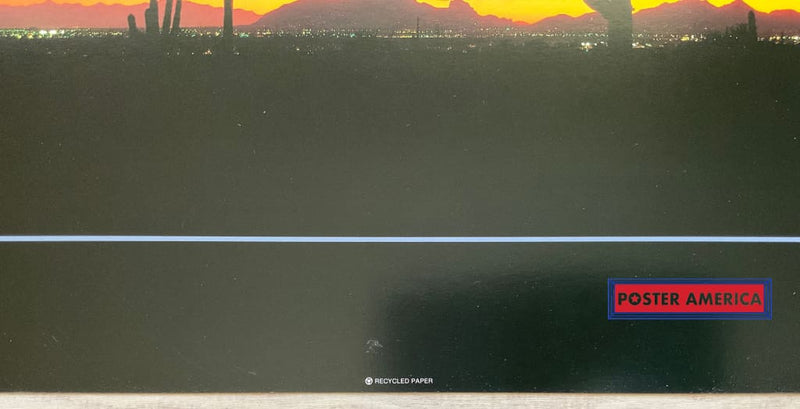 Load image into Gallery viewer, Pheonix Skyline At Twilight Vintage Scenic Slim Print 12 X 36
