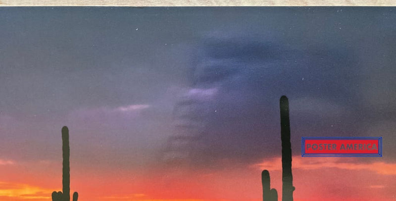 Load image into Gallery viewer, Pheonix Skyline At Twilight Vintage Scenic Slim Print 12 X 36
