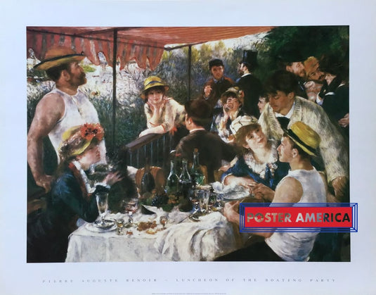 Pierre Auguste Renoir Lucheon Of The Boating Party Art Print 22 X 28 Posters Prints & Visual Artwork