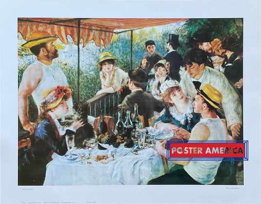 Pierre Auguste Renoir The Boating Party Art Print 22 X 28 Posters Prints & Visual Artwork