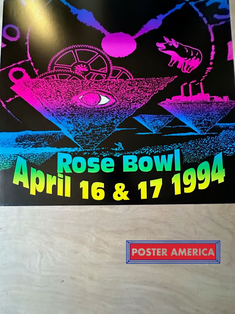 Load image into Gallery viewer, Pink Floyd Rose Bowl 1994 Concert Promo Poster 18 X 24.25
