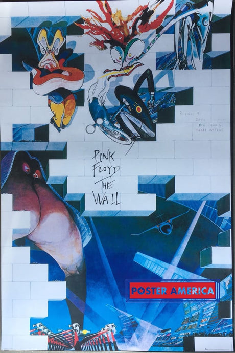 Pink Floyd The Wall Rare Uk Import Poster 24 X 36