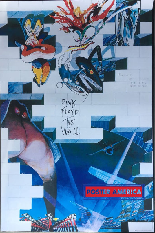 Pink Floyd The Wall Rare Uk Import Poster 24 X 36
