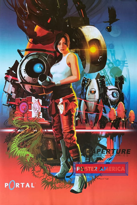 Portal Aperture Video Game Poster 24 x 36 Poster