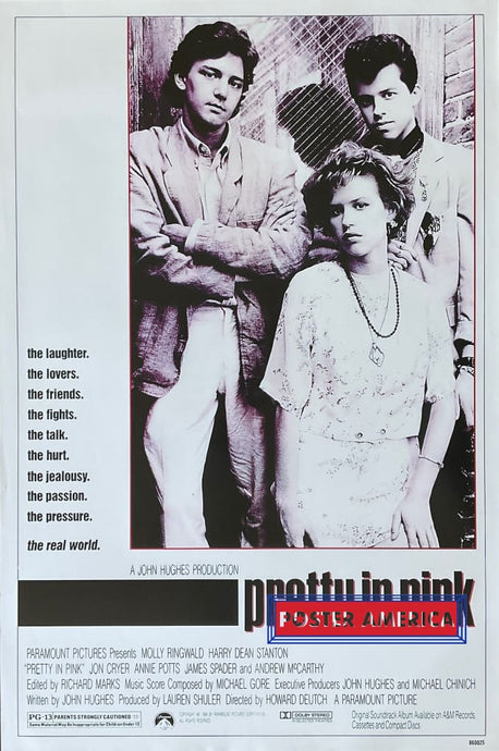 Pretty In Pink Uk Import One Sheet Reproduction Poster 24 X 36 Vintage Poster