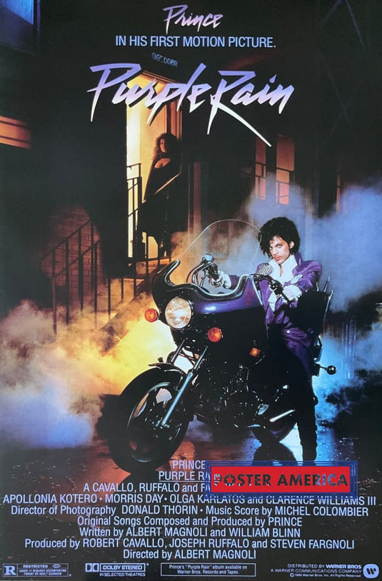 Prince Purple Rain Movie Poster 24 X 36