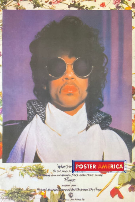 Prince When Doves Cry Purple Rain Poster 24 X 36