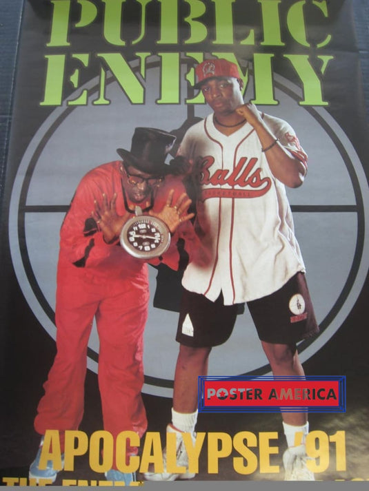 Public Enemy Apocolypse 91 Original Album Cover Vintage Poster 23 X 35 Vintage Poster