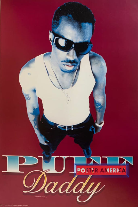 Puff Daddy Purple 1997 Vintage Poster 22.5 X 34 Vintage Poster