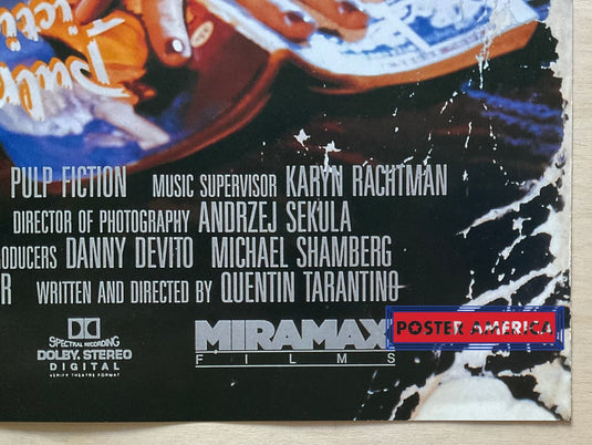 Pulp Fiction Vintage 1993 One-Sheet Movie Poster 27 X 40