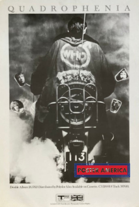 Quadrophenia Double Album Original Polydor 1973 Uk Import Poster 24 X 35 Vintage Poster