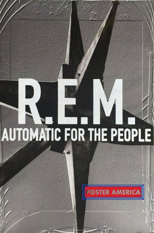 R.e.m. Automatic For The People 1992 Original Record Company Promo 24 X 36 Poster