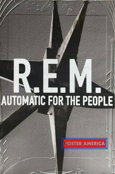 R.e.m. Automatic For The People 1992 Original Record Company Promo 24 X 36 Poster