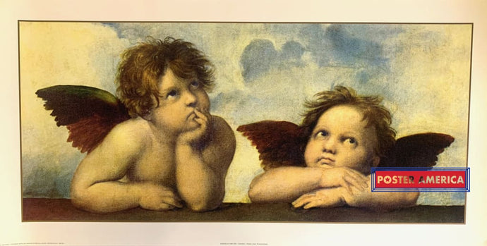 Raffaello Angels Poster 19.5 X 36 Vintage Poster