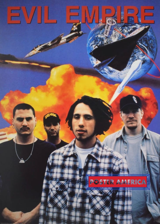 Rage Against The Machine Evil Empire Vintage 1996 Rare Poster 24 X 33.5 Vintage Poster