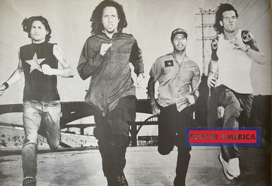 Rage Against The Machine Rare Running Poster 24 X 34 Vintage Poster