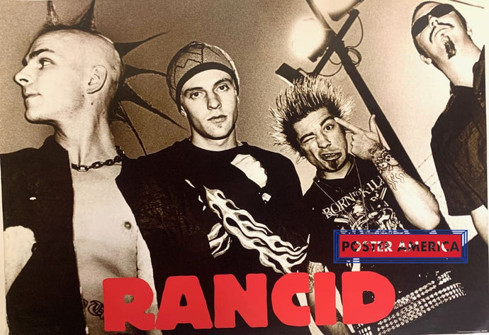 Rancid Rare Band Shot 1999 Vintage Poster 24 X 34 Vintage Poster