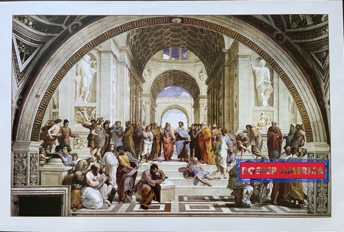 Raphael The School Of Athens Art Poster 24 X 36