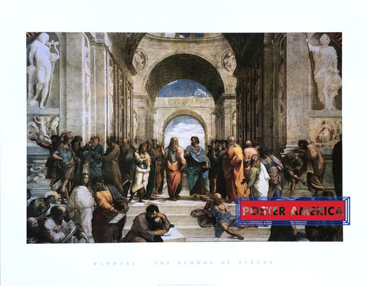 Raphael The School Of Athens Art Print 22 X 28 Posters Prints & Visual Artwork