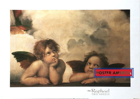 Raphael Two Angels Art Print 20 X 28 Posters Prints & Visual Artwork