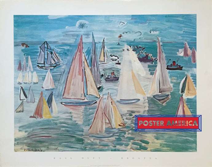 Raul Dufy Regatta Art Print 22 X 28 Fine