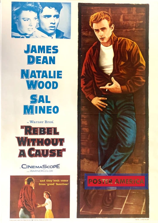 Rebel Without A Cause James Dean Movie Poster 20 X 28