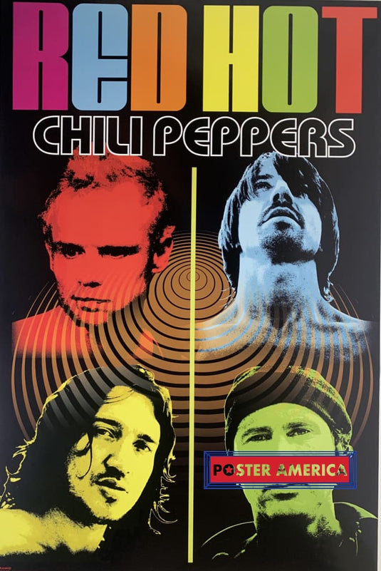 Red Hot Chili Peppers Rare Band Collage Poster 25 X 36