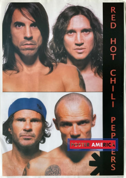 Red Hot Chili Peppers Shirtless 90’S Uk Import Band Shot Poster 25 X 35 Vintage Poster