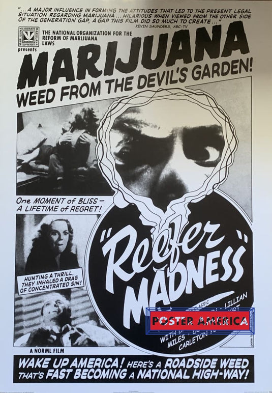 Reefer Madness Vintage Movie Poster 24 X 34