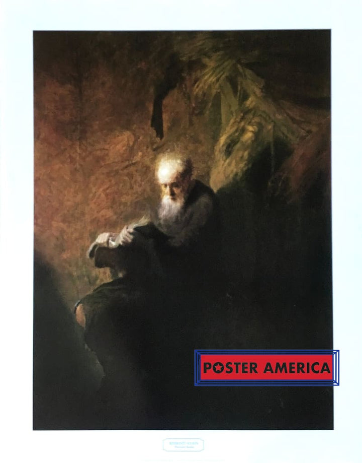 Rembrandt Van Rijn Philosopher Reading Art Print 22 x 28 – PosterAmerica
