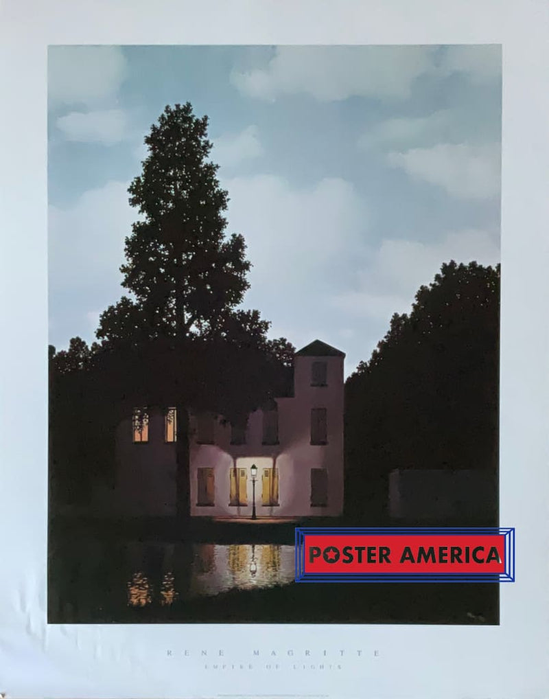 Load image into Gallery viewer, Rene Magritte Empire Of Lights Surrealism Vintage Poster 22 X 28 Art Print
