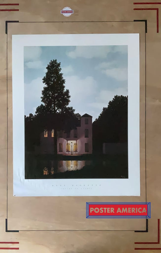Rene Magritte Empire Of Lights Surrealism Vintage Poster 22 X 28 Art Print