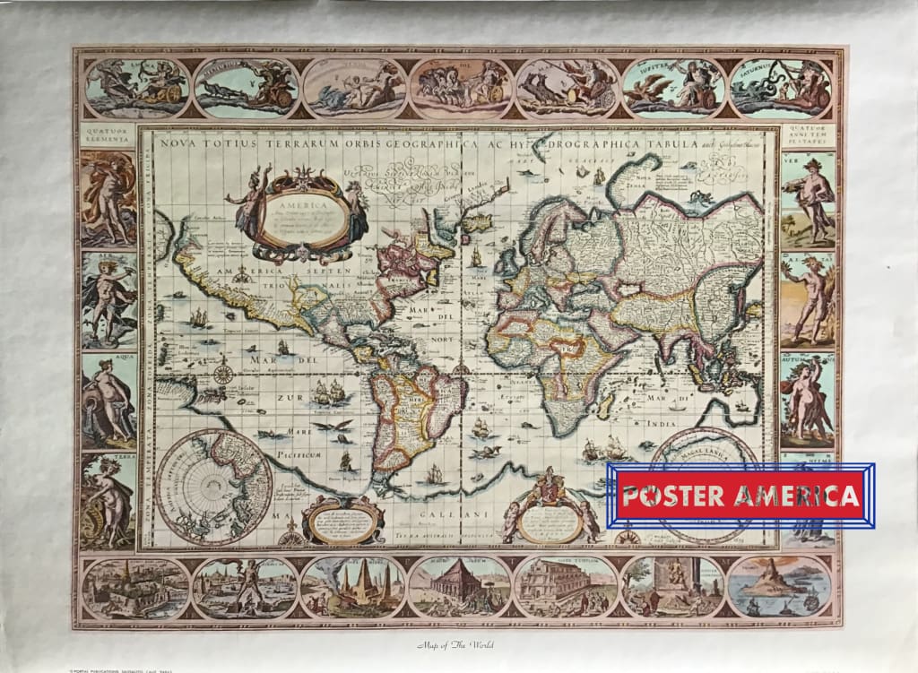 Poster Size World Map