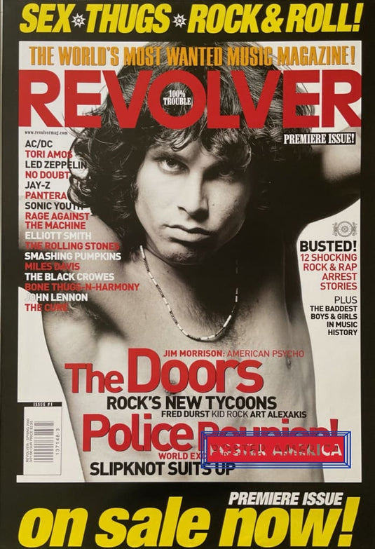 Revolver Magazine Reproduction Featuring Jim Morrison Poster 24 X 35 Morrison: American Psycho