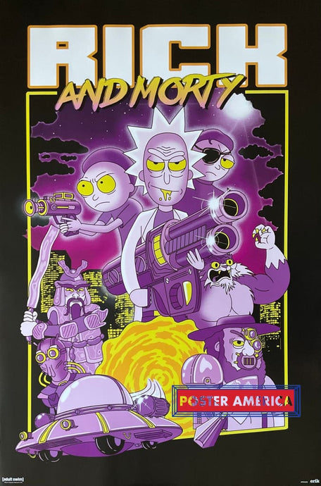 Rick and Morty Sci-Fi Style Poster 24 x 36 Poster
