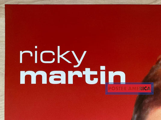 Ricky Martin Headshot Vintage 1999 Uk Import Music Poster 24 X 34