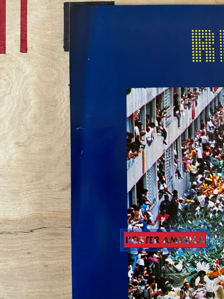 Load image into Gallery viewer, Rio Carnival Photo By Tony Stone Associates 1990 Vintage Brazil Poster 24 X 36
