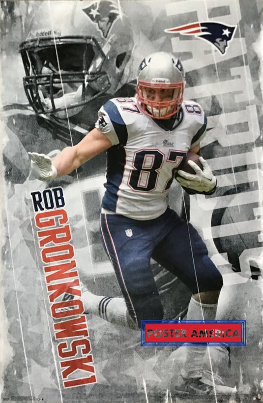 Rob Gronkowski New England Patriots Tight End Poster 22.5 X 34