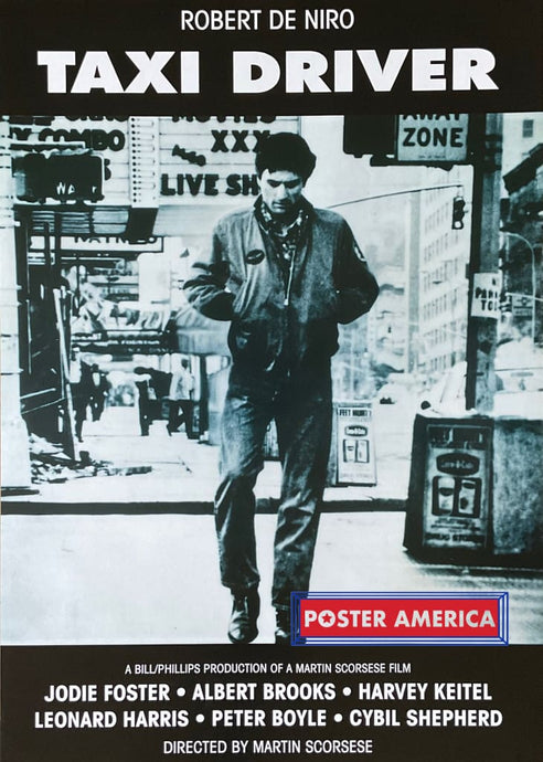 Robert De Niro Taxi Driver Movie Poster 23.5 X 33